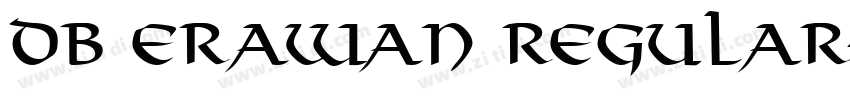 db erawan regular字体转换